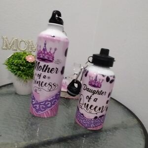Aluminum  Thermo bottle for the mother and the daughters